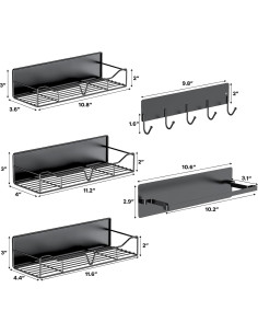 Paquete de 5 estantes magnéticos Genérica para cocina y lavandería 2