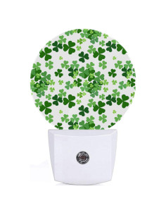 Luz Nocturna LED Axayaz Hoja de Trébol Verde con Sensor