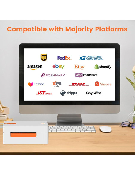 Impresora de Etiquetas Térmicas Inalámbrica LIKEDE LP46 4x6"
