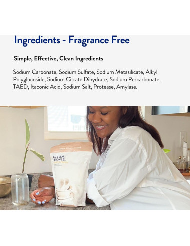 Pods de Lavavajillas Clean People - 30 Unidades Sin Fragancia