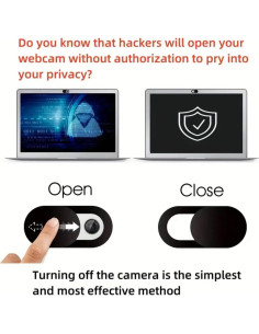 Cubierta Deslizante de Cámara Genérico - 4 Piezas para Laptop y Móvil 2