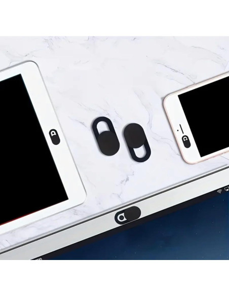 Cubierta Deslizante de Cámara Genérico - 4 Piezas para Laptop y Móvil