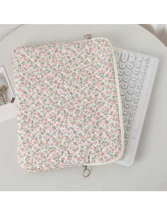 Funda de Laptop Puffy B-rosa 13-15.6 Pulgadas Floral 2