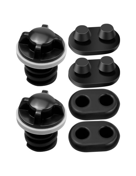 2 Tapones de Drenaje y 4 Pies para Cooler MQLPXI Compatibles