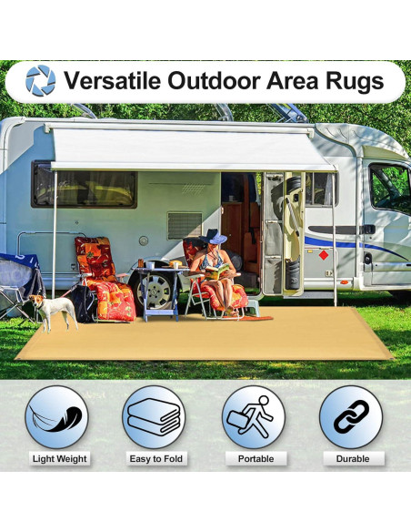 Alfombra Exterior OutdoorLines 1.22 x 1.83 m Arena Resistente UV