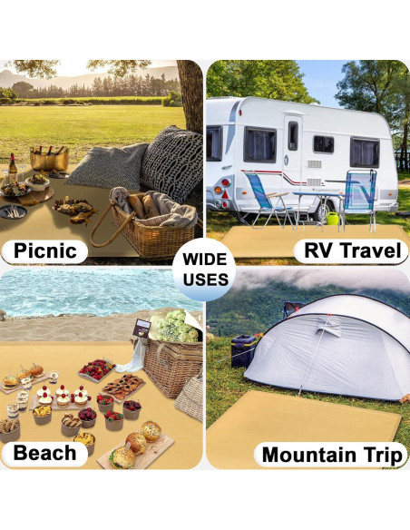 Alfombra Exterior OutdoorLines 1.22 x 1.83 m Arena Resistente UV