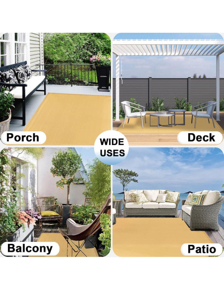 Alfombra Exterior OutdoorLines 1.22 x 1.83 m Arena Resistente UV