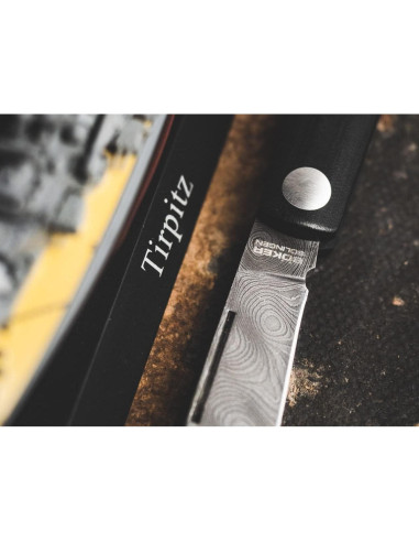 Cuchillo Boker Barlow Prime Tirpitz Damasco 6.9 cm