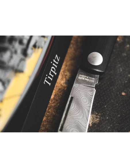 Cuchillo Boker Barlow Prime Tirpitz Damasco 6.9 cm Cuchillo Boker Barlow Prime Tirpitz Damasco 6.9 cm