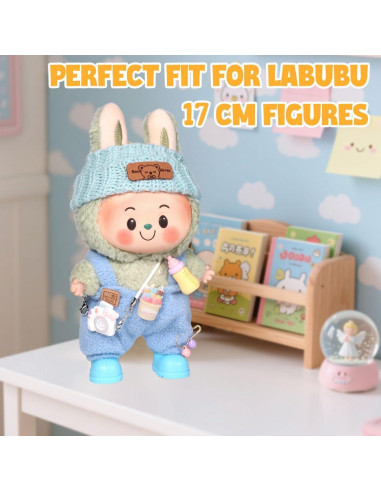 Conjunto de Ropa para Muñeca AICase 17cm - 3 Piezas con Sombrero