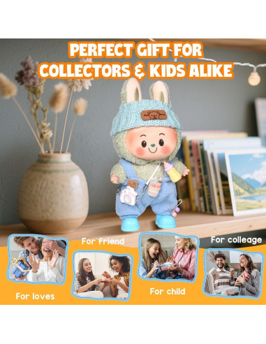 Conjunto de Ropa para Muñeca AICase 17cm - 3 Piezas con Sombrero