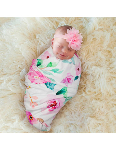 Conjunto de mantas de swaddle R HORSE 2 unidades floral 0-3 meses