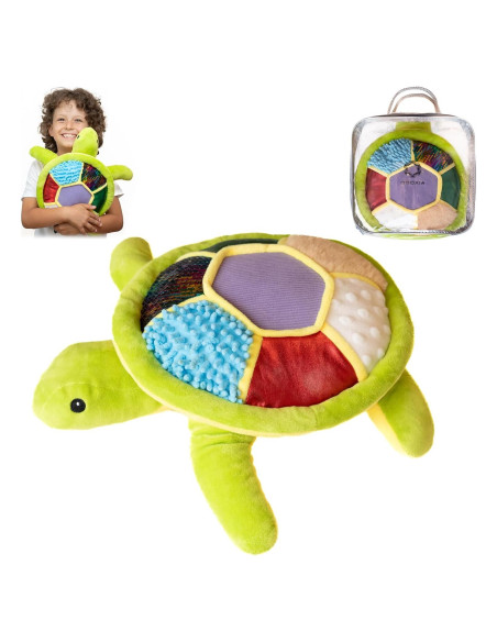 Tortuga Sensorial de Peluche Odoxia 35x25 cm Antiestrés
