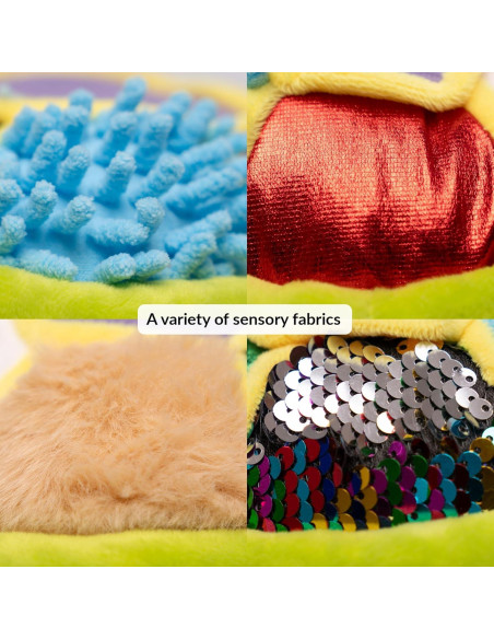 Tortuga Sensorial de Peluche Odoxia 35x25 cm Antiestrés