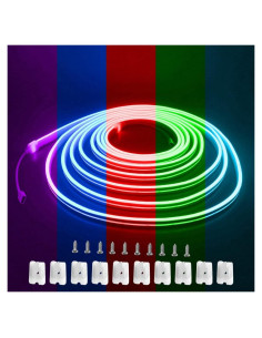 Tira LED Neón Aclorol 5M RGB 108Leds/M Impermeable 12V