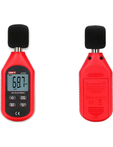 Medidor de Decibelios UNI-T UT353BT Bluetooth 30-130 dB