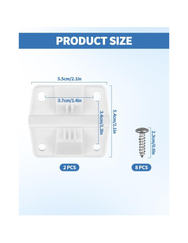 Juego de Bisagras de Plástico OXDFK para Enfriadores Coleman