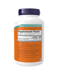 NOW Foods Polvo de Bisglicinato de Magnesio 227g - Soporte Nervioso 2