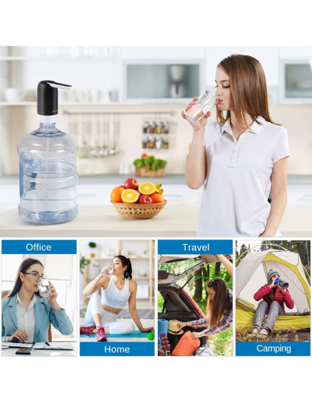 Dispensador de Agua Eléctrico eSeedy 5 Galones Portátil USB Dispensador de Agua Eléctrico eSeedy 5 Galones Portátil USB