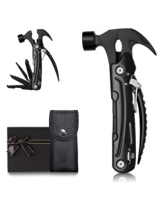 Martillo Multiherramienta 12 en 1 MeeGaier con Caja de Regalo