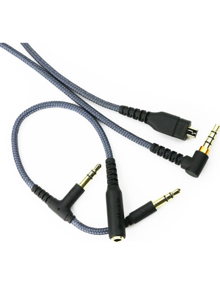 Cable de Audio NewFantasia 1.2m para SteelSeries Arctis 3, 5, 7, Pro