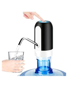 Dispensador de Agua Eléctrico Aigital 5 Galones USB Negro