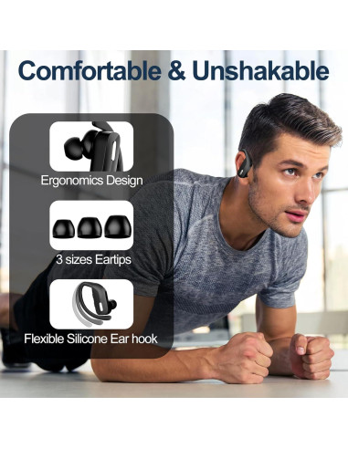 Auriculares Inalámbricos Bluetooth T17 con Estuche Carga 48h