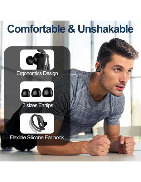 Auriculares Inalámbricos Bluetooth T17 con Estuche Carga 48h