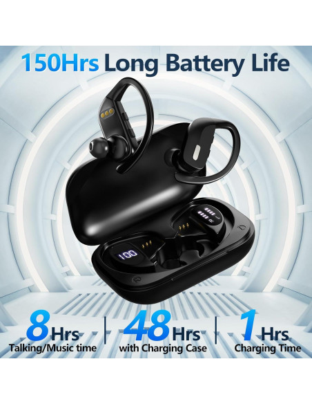 Auriculares Inalámbricos Bluetooth T17 con Estuche Carga 48h