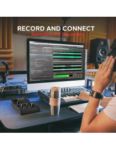 Mezclador de Audio Bluetooth Pyle PAD30MXUBT.5 - 3 Canales, USB 2