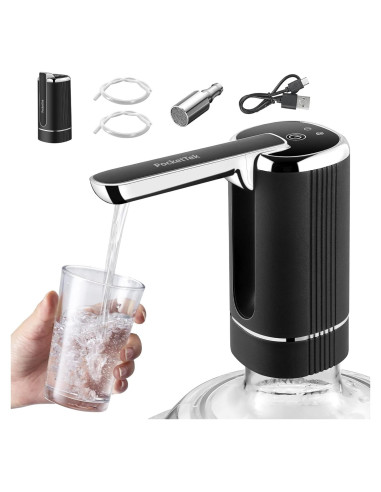 Dispensador de Agua Eléctrico PocketTek 5 Galones USB Plegable