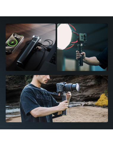 Empuñadura de Batería SMALLRIG 99Wh 6800mAh con Carga Rápida