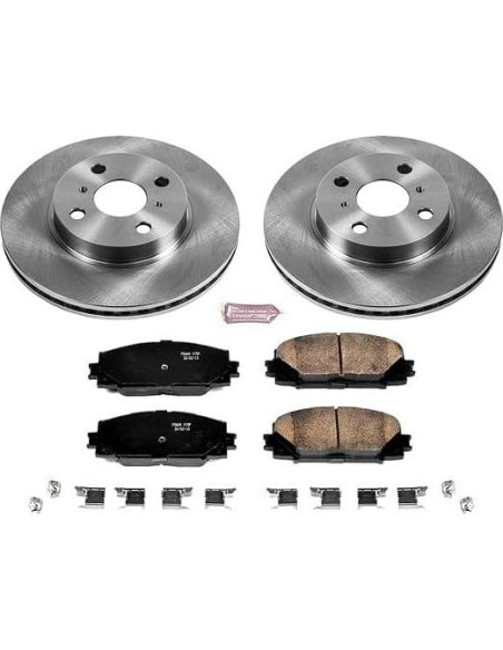 Kit de Freno Power Stop KOE5863 Frontal OE + Pastillas Cerámicas