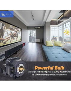 Lámpara de proyector Supermait ELPLP41 compatible EPSON 2
