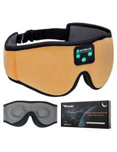 Auriculares Bluetooth Boodlab con máscara 3D para dormir