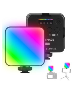 Luz de Cámara LED RGB PIOENIMAGE Compacta 2500-9000K