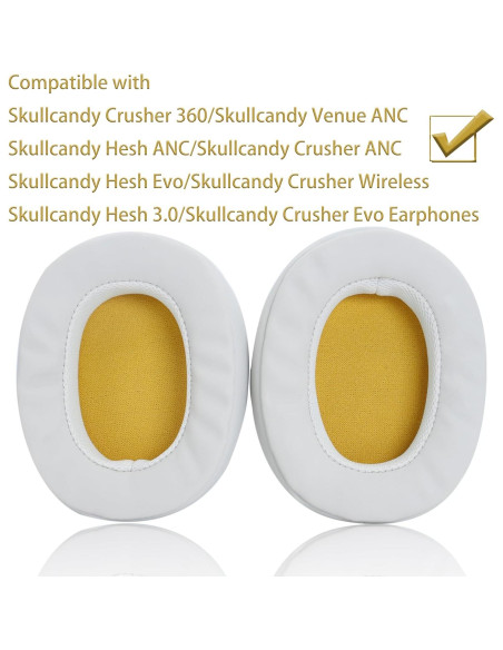 Almohadillas de Repuesto Akkiv para Auriculares Skullcandy Beige