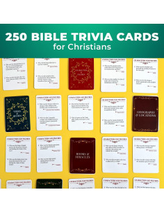 Juego de Trivia Bíblica QUOKKA Rethink - 250 Tarjetas para Adultos 2