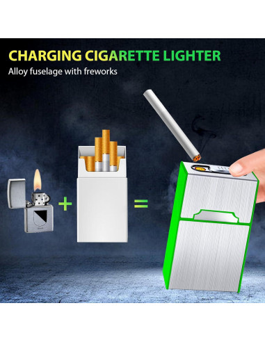 Módulo de Caja con Encendedor Eléctrico Masseul 20 Cigarrillos