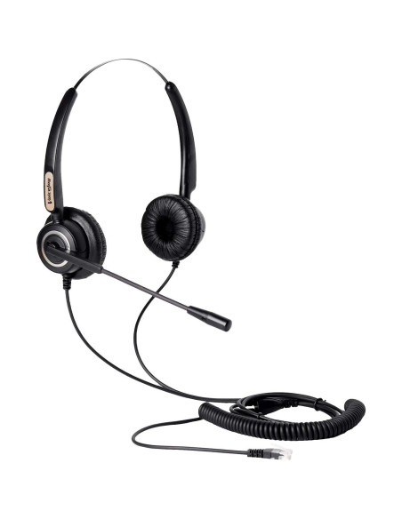 Auricular Binaural VoiceJoy RJ9 con Micrófono Cancelación Ruido