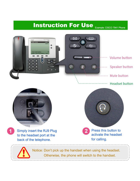 Auricular Binaural VoiceJoy RJ9 con Micrófono Cancelación Ruido