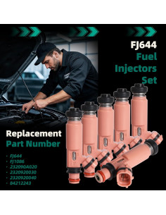 Inyectores de Combustible Riyhch FJ644 para Toyota y Lexus 2
