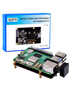Adaptador USB 3.0 GeeekPi N06 para SSD NVMe M.2 Raspberry Pi 5