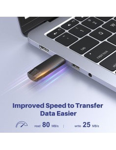 Unidad Flash USB 3.0 Doble 256GB JOIOT Tipo C + USB A 2