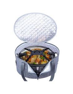 Funda para Olla de Cocción Lenta BAGSPRITE 6-8 Qt Gris