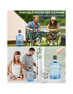 Bomba de Agua Automática Recargable USB LADFAR Negra 2