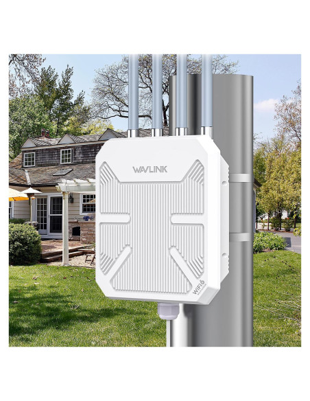 Extensor WiFi 6 WAVLINK AX3000 para Exterior IP67 4x8dBi