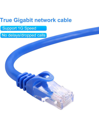 Cable Ethernet CAT 6 AvesView 30.48 m Alta Velocidad Azul