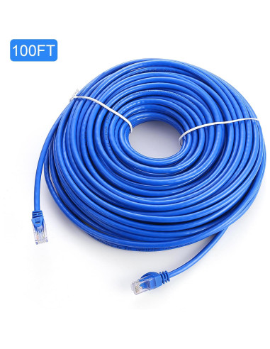 Cable Ethernet CAT 6 AvesView 30.48 m Alta Velocidad Azul