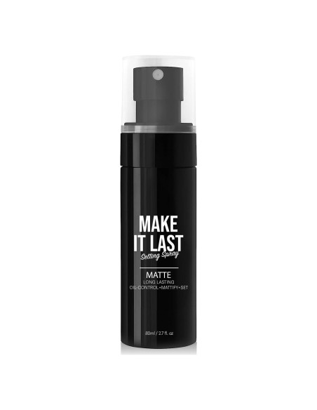 Spray Fijador de Maquillaje Mate Glam Lux 120g Control Aceite